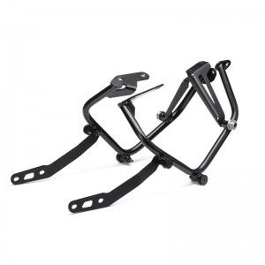 Soportes para maletas laterales blandas de ABS - Black   -   Rear